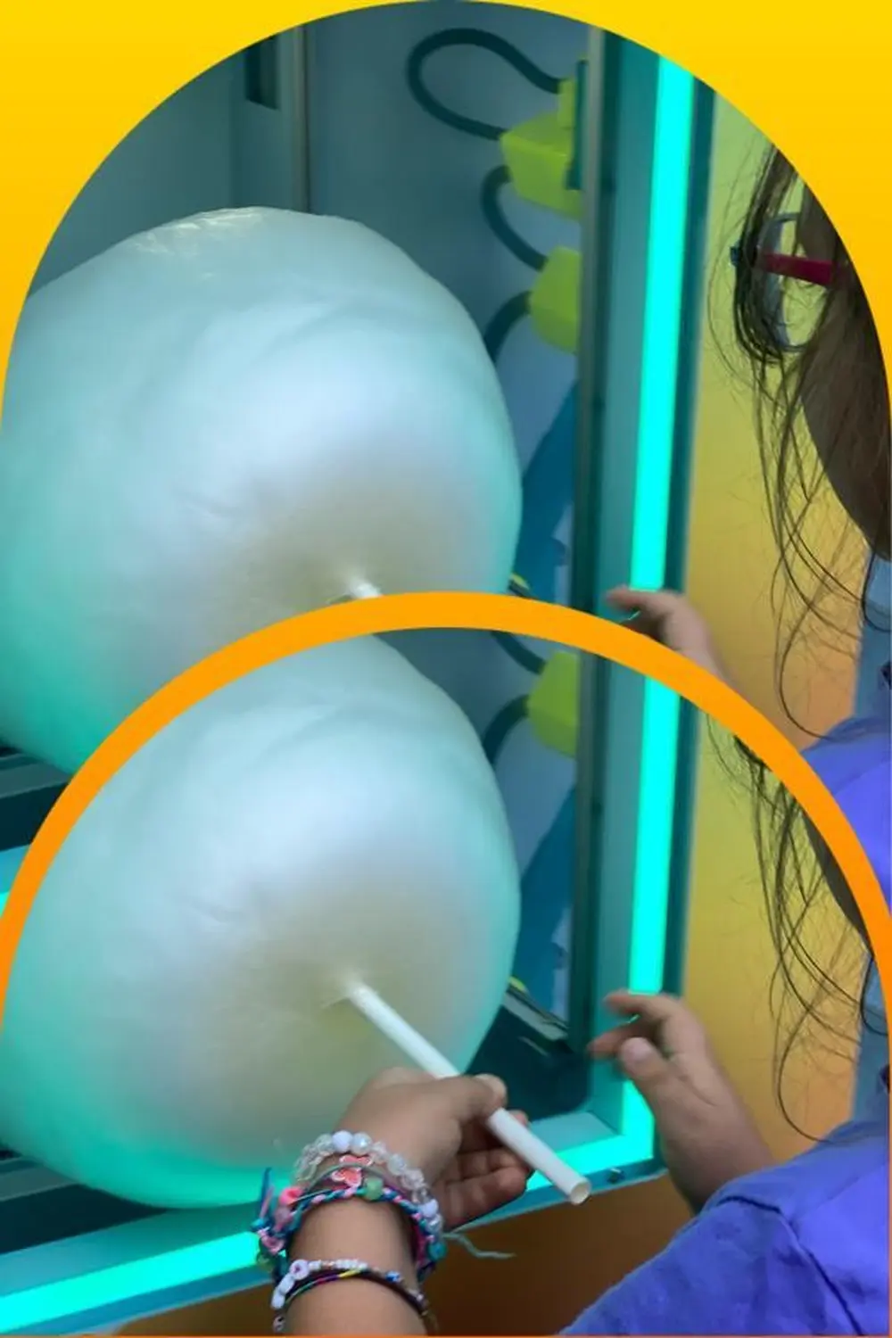 Kinder genießen Zuckerwatte von Pasquale Granauro, Gaetano Collerone, Andreas Köhln